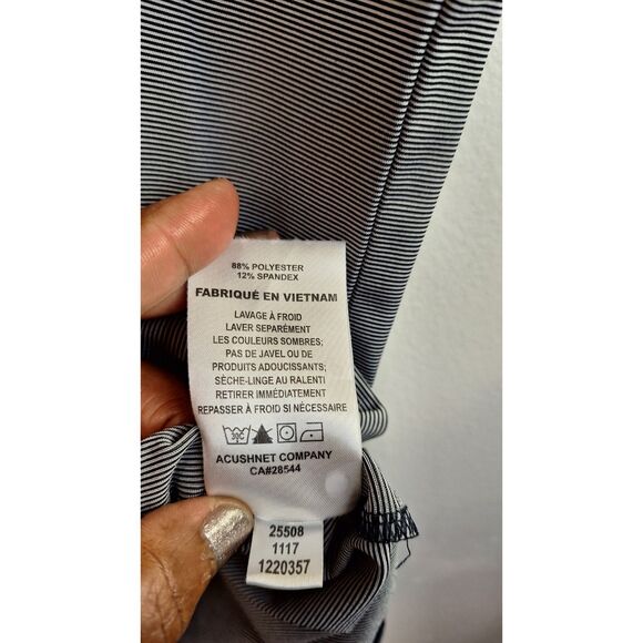 FOOTJOY MEN 'S GOLF POLO SX XXL STRIPED GOLF ATHLEISURE PREPPY CASUAL WEAR SPORT - Picture 2 of 6